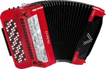 Roland FR-8xb digitaalinen näppäinharmonikka, punainen